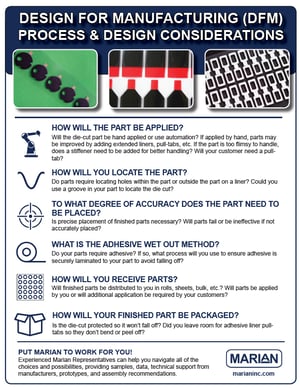 1 Page Guide: Design for Manufacturing Process & Considerations